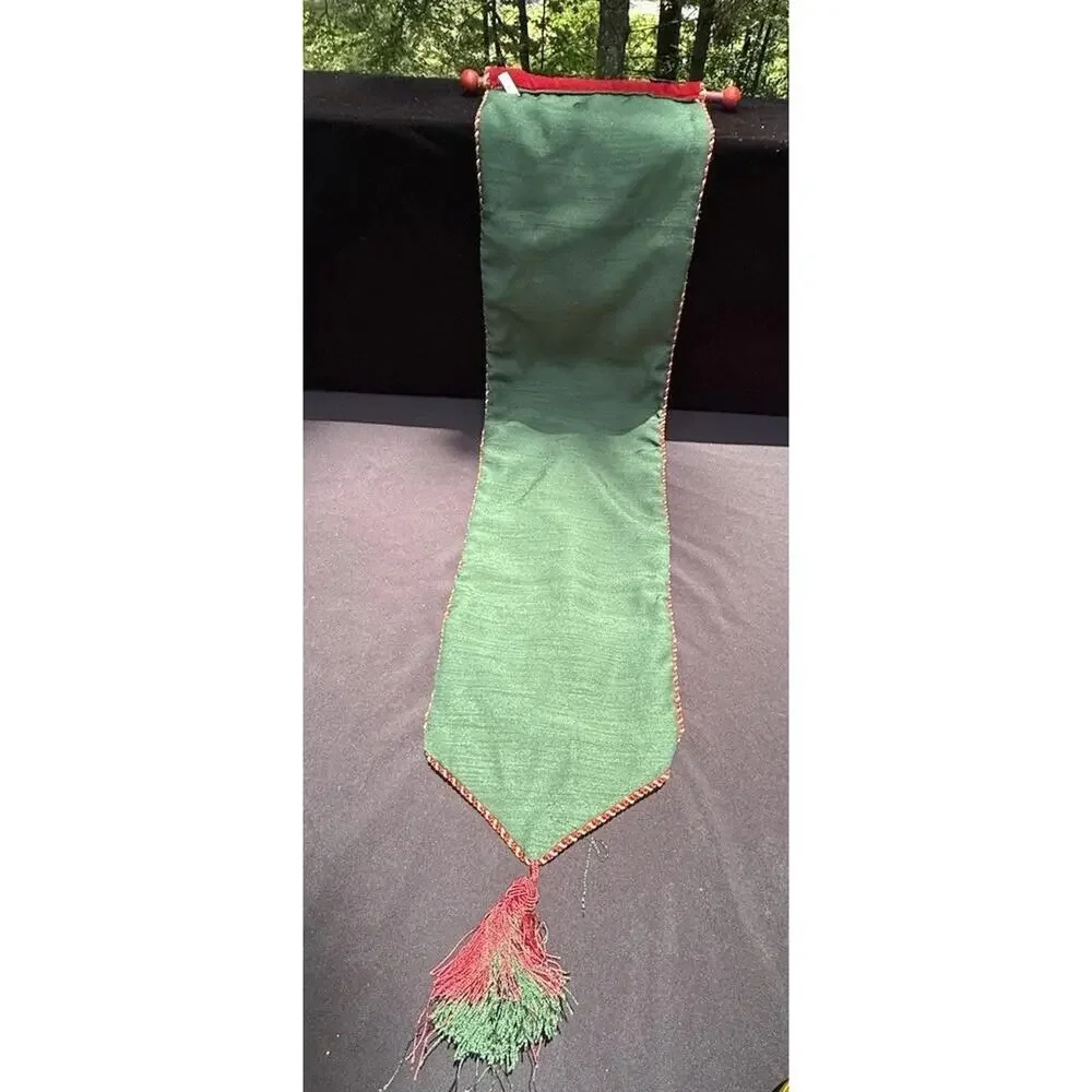 Hallmark Tis The Season To Remember Velvet Hanging Card Letter Holder Lo28
